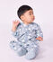 Sobrepijama de tejido polar con estampado de mu&ntilde;eco de nieve para beb&eacute; azul/multicolor