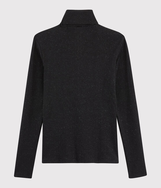 Cuello alto icónico para mujer negro NOIR/ ARGENT