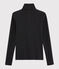 Cuello alto icónico para mujer negro NOIR/ ARGENT