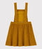 Vestido peto para niña amarillo TOPAZE