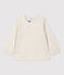 Blusa de algodón de bebé. beige MONTELIMAR CHINE
