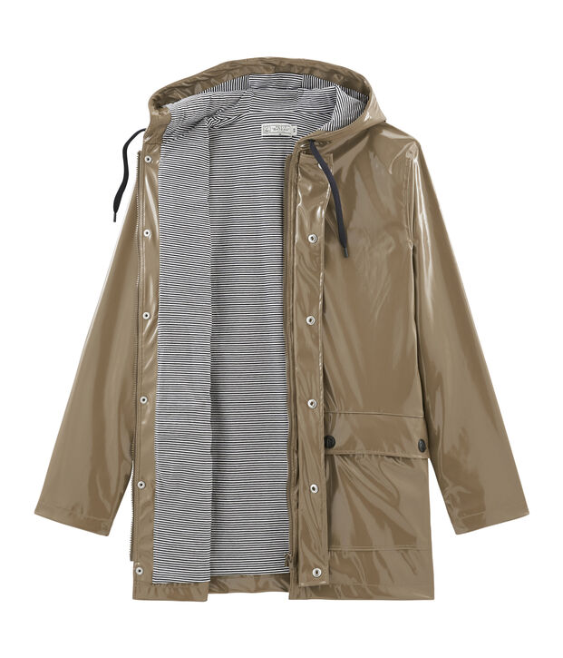 Impermeable para mujer marron
