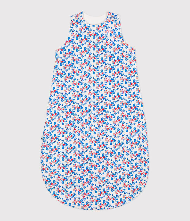 Saco de algod&oacute;n con flores para beb&eacute; TOG 2 blanco/multicolor