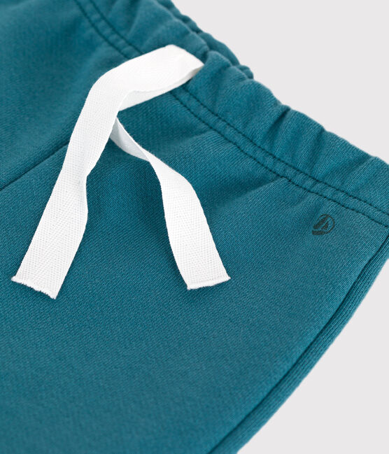 Pantalón de jogging liso de algodón para bebé verde DRAGONFLY