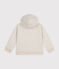 Sudadera con cremallera y capucha de tejido túbico acolchado de niña/niño beige MONTELIMAR CHINE