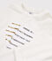 Camiseta con capucha de niña blanco MARSHMALLOW