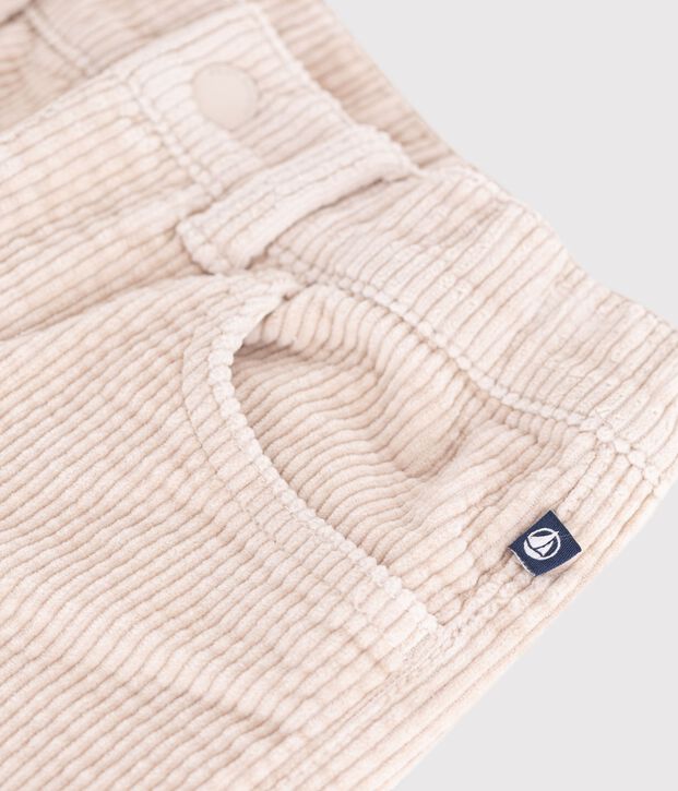 Pantal&oacute;n infantil wide leg de terciopelo GESSO