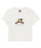 Camiseta manga corta con motivos para bebé niño blanco MARSHMALLOW