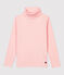 Prenda de cuello de cisne de algodón de niña/niño rosa MINOIS