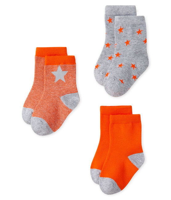 Lote de 3 pares de calcetines para bebé niño variante 2