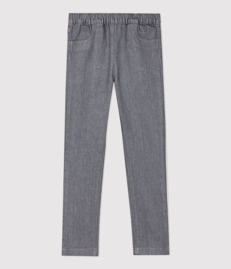 Pantal&oacute;n slim vaquero de ni&ntilde;a gris/DARK GREY