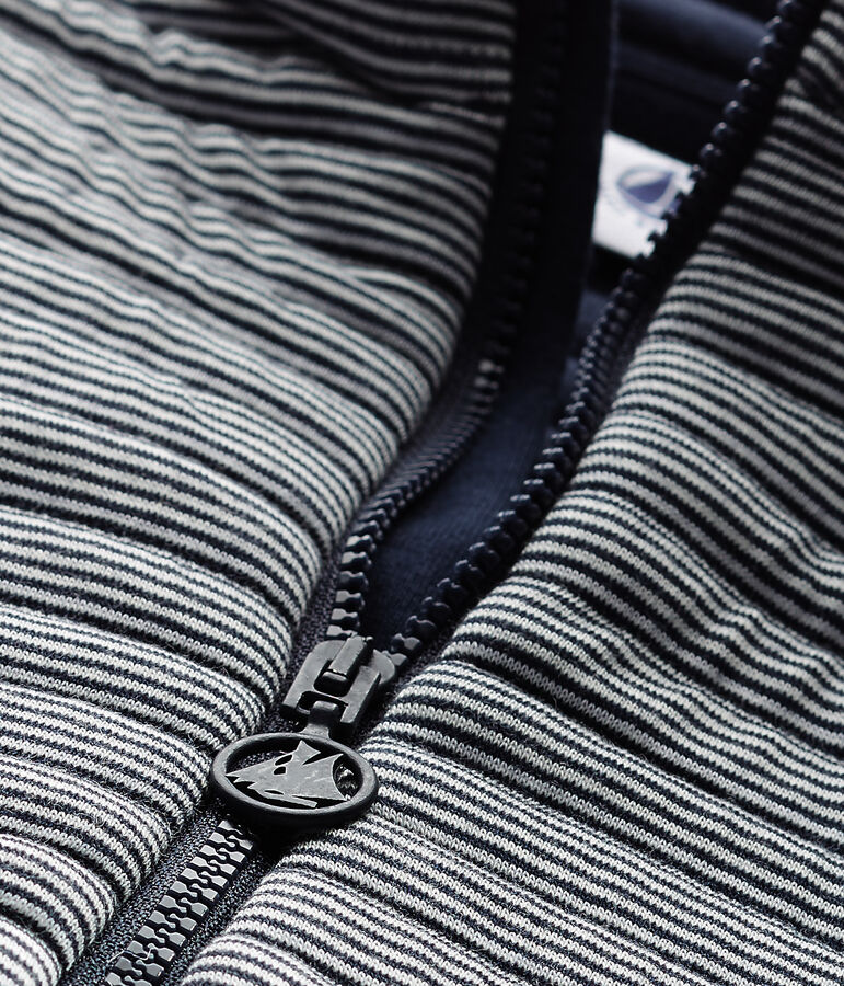 Doudoune sans manches gar&ccedil;on azul/blanco