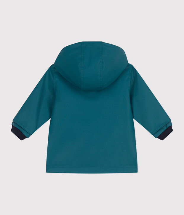Impermeable ic&oacute;nico para beb&eacute; verde