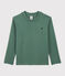 Camiseta de algodón de niña/niño verde VALLEE