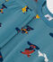 Pijama de algodón snowboard para niño/niña POLOCHON/ MULTICO
