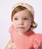 Cinta de crep&eacute; con estampado de flores para beb&eacute; ni&ntilde;a blanco/multicolor
