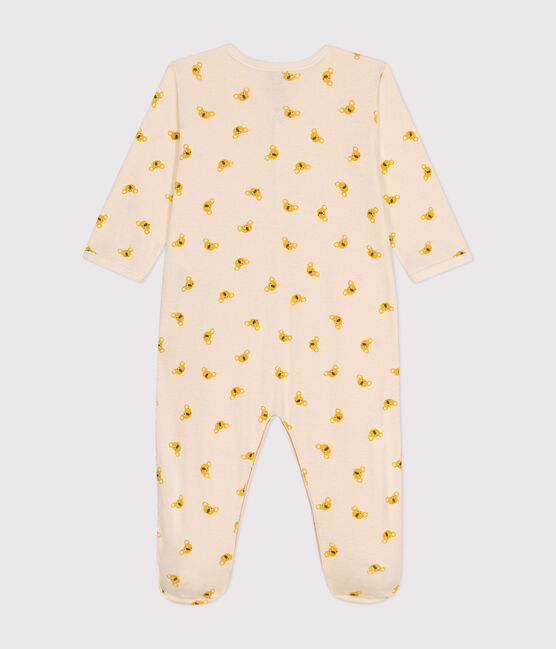 Pijama de koala de algodón para bebé blanco MARSHMALLOW/blanco MULTICO