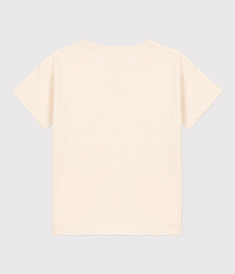 Camiseta de algod&oacute;n de manga corta para ni&ntilde;o crudo AVALANCHE