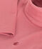 Camiseta de cuello alto de algodón para niño/a rosa ROSEWOOD