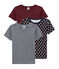 Pack de 3 camisetas de manga corta para niño variante 1