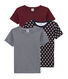 Pack de 3 camisetas de manga corta para niño