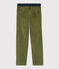 Pantalón de terciopelo para niño verde MILITARY