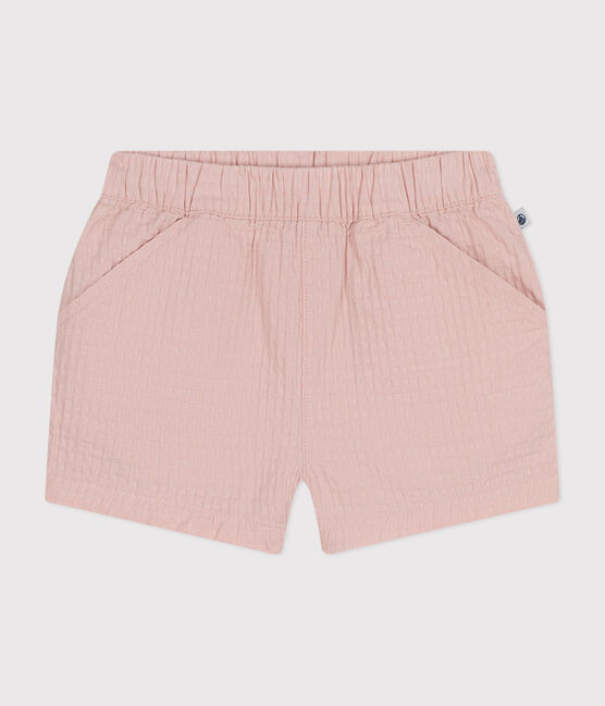 Pantalón corto moderno para bebé rosa SALINE