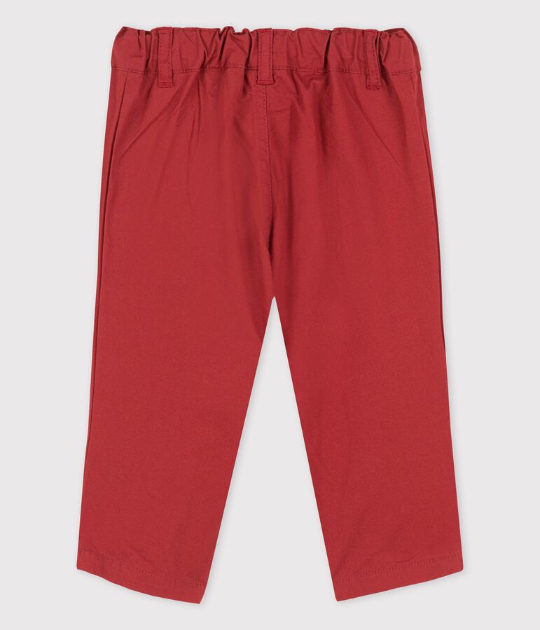 Bonito pantal&oacute;n de sarga de beb&eacute; marron OMBRIE