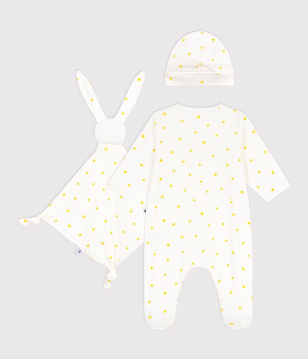 Estuche regalo de algod&oacute;n con estampado de sol para reci&eacute;n nacido multicolor