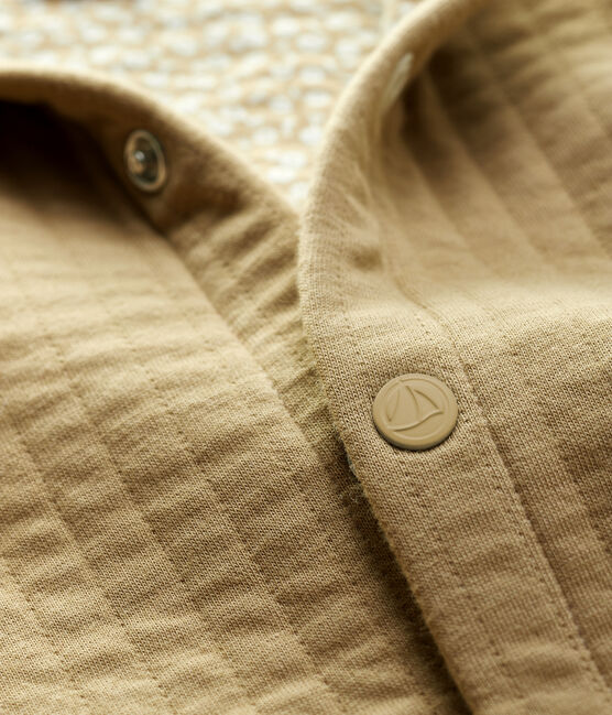 Cárdigan de tejido túbico acolchado de bebé. beige JERRYCAN