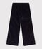 Pantalones de terciopelo de pierna ancha para ni&ntilde;os SMOKING