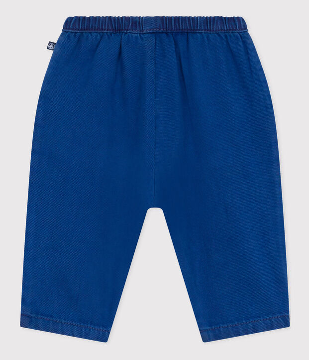 Pantal&oacute;n de algod&oacute;n lyocell para beb&eacute; azul