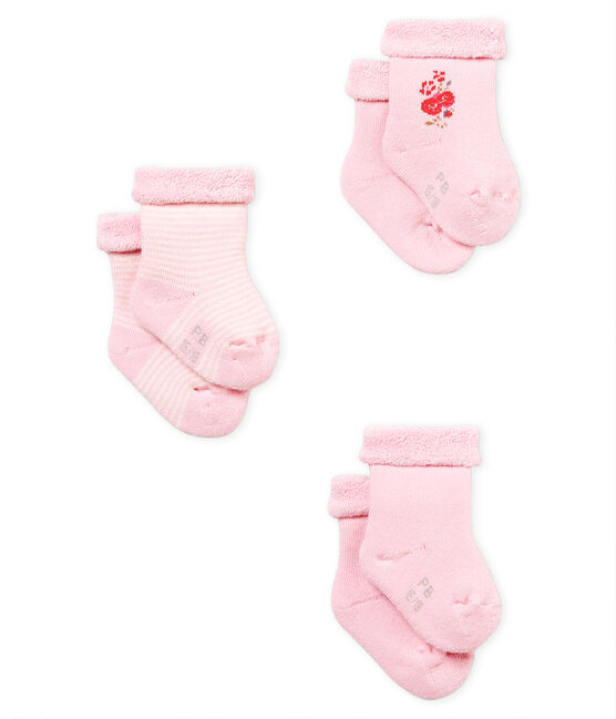 Lote de 3 pares de calcetines para bebé unisex variante 1