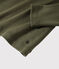 Prenda de cuello de cisne de algodón de niña/niño verde MILITARY