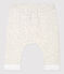 Pantalón de bebé gris de mezclilla de punto de jersey de algodón orgánico beige MONTELIMAR CHINE