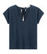 Camiseta manga corta de lino para mujer