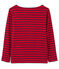 Camiseta unisex a rayas rojo MARS/azul SMOKING