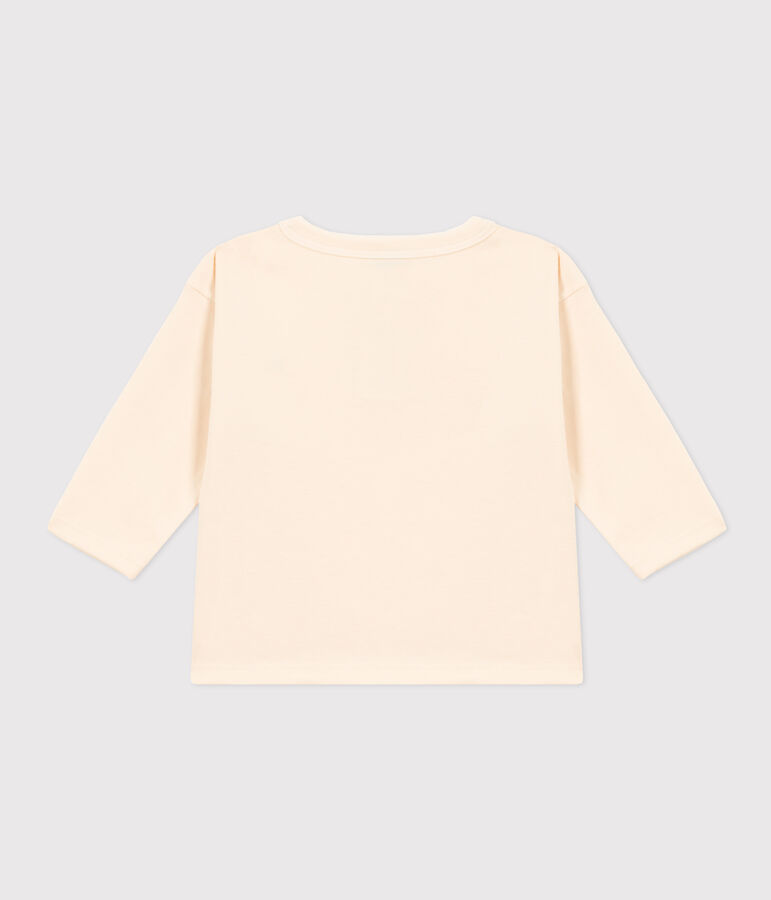 Camiseta de manga larga de jersey para beb&eacute; crudo AVALANCHE