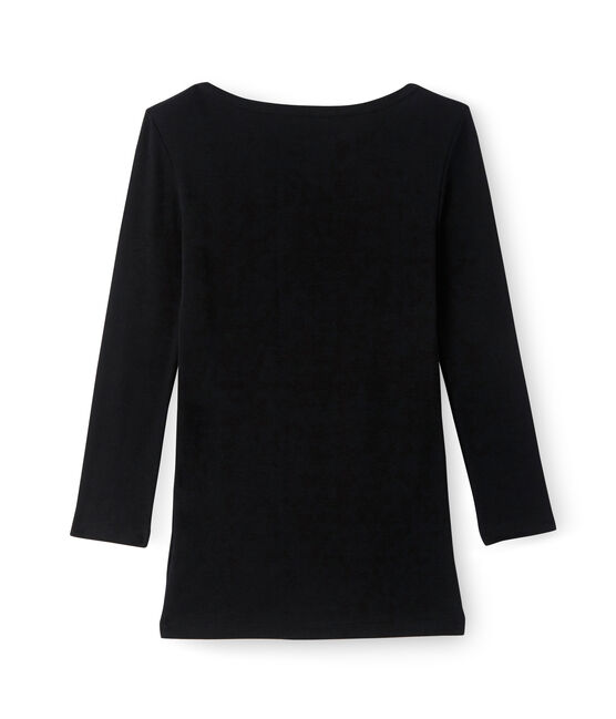 Camiseta icónica para mujer negro Noir