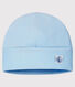 Gorro de recién nacido de terciopelo para bebé de algodón orgánico