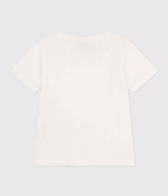 Camiseta estampada de jersey ligero para niño blanco MARSHMALLOW