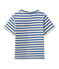 Camiseta a rayas bebé niño de manga corta blanco FETA/azul PERSE