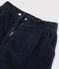 Pantalón de terciopelo para niña azul SMOKING