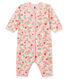 Pijama de bebé sin pies en tejido suave para niña