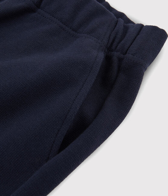 Pantalón de punto de mujer azul SMOKING