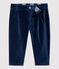 Pantalón de terciopelo de bebé. azul SMOKING