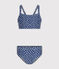 Bikini estampado para niña INCOGNITO/ MARSHMALLOW