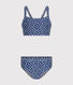 Bikini estampado para niña