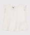 Blusa sin mangas de algodón para bebé blanco MARSHMALLOW