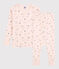 Pijama snugfit con estampado de princesas de niña de algodón rosa FLEUR/blanco MULTICO